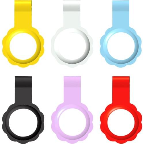 For Apple Airtags Liquid Silicone Protective Sleeve For Apple Locator Tracker Anti-lost Device Keychain Protective Sleeve Hot