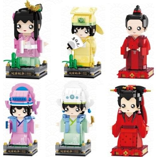 Balody Small Blocks Chinese Fairy Tale Story Building Bricks Toys for Children Present Valentine Girls Gift Weding Juguetes