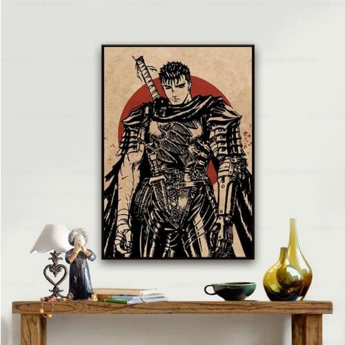 Berserk Anime Art Canvas Poster Print Home Decor Painting