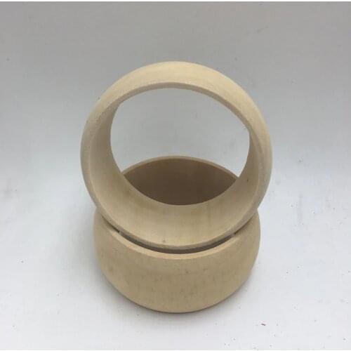 Free shipping! 5pcs/lot 38mm Unfinished Wood Bangle