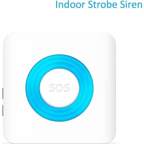 Wireless indoor strobe alarm ring siren Etiger ES-S6A