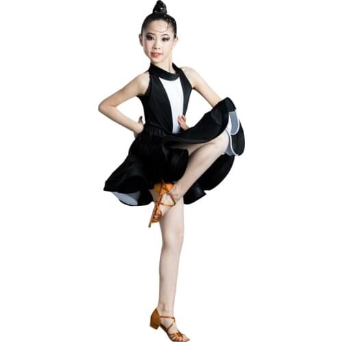 Girls Carnival Jazz Dancewear Costume Kids Modern Latin Ballroom Party Dancing Dress Child Dancing Dress Wear Clothes For Girls