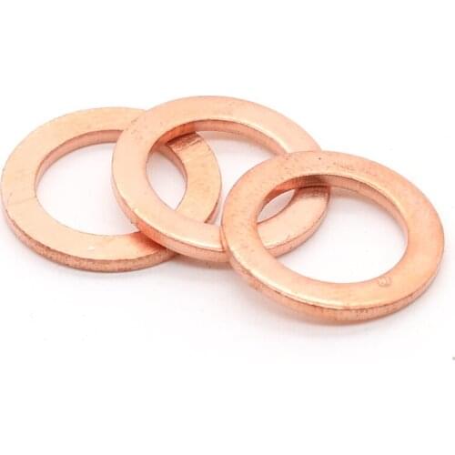 Copper Crush Washer Flat Seal Ring Fitting M6-M30