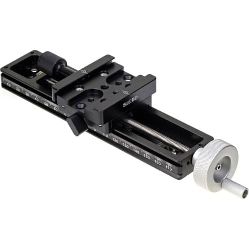 Stacked Photographic Pecision Slide Macro Shooting Guide Close-up photography Pan-Tilt SLR Camera Holder 120MM