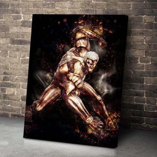 Wall Art Attack on Titan Canvas Paintings HD Printed Titan Posters For Living Room Home Decor Modular Anime Pictures No Framed