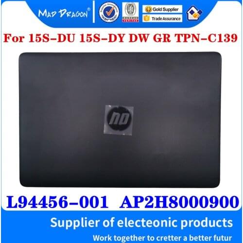 New L94456-001 AP2H8000900 For HP 15S-DY 15-CS 15-DW 15S-GR 15S-DU TPN-C139 Laptop LCD Top Cover LCD Back Cover A Shell Black