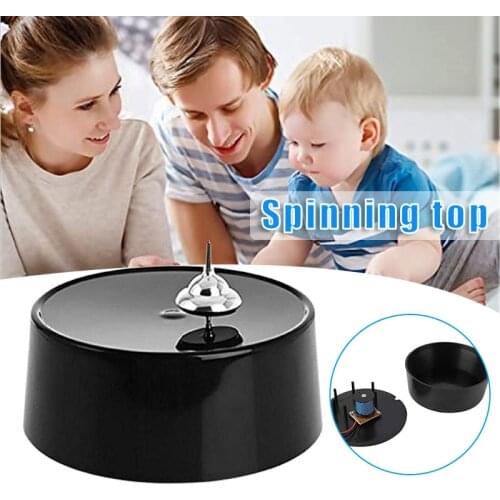 Newly Magnetic Metal Spinning Top Eternal Rotating Decoration Portable Decompression Puzzle Toy for Adult Children