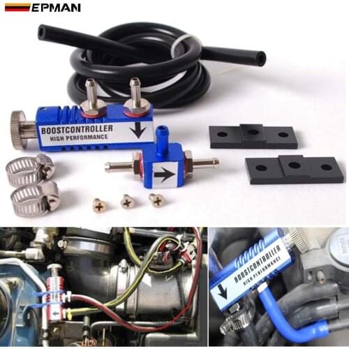 NEW UNIVERSAL ADJUSTABLE MANUAL TURBO BOOST CONTROLLER KIT OTHER RED BLUE EP-BC-004