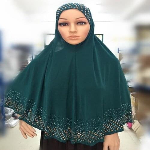 Wholesale 10pcs Hot Sale Hejab Big Oversize 90*80cm One Piece Long Hijab