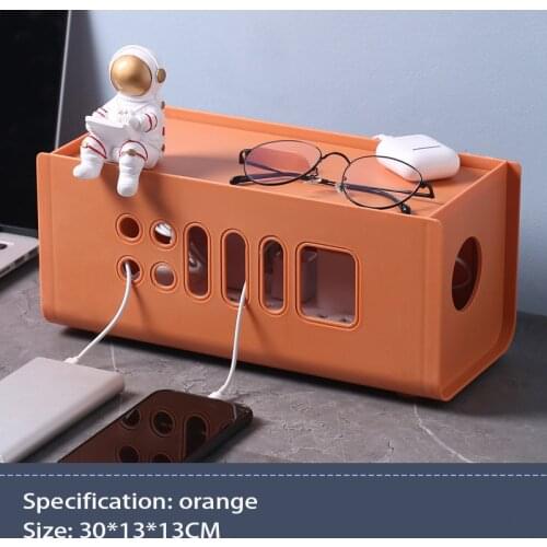 Plastic Plug-In Storage Box Power Plug-In Board Cable Box Cable Box Socket Charger Storage And Arrangement Box