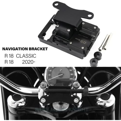 Fit For BMW R 18 R18 Classic R 18 2020 2021 - Motorcycle Mobile Phone USB Navigation Bracket Mobile Phone GPS Plate Bracket