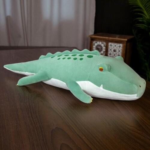 Lifelike Crocodile Plush Toy Stuffed Simulation Alligator Doll Kids Toys Room Sofa Decor Soft Ocean Animals Plush Pillow