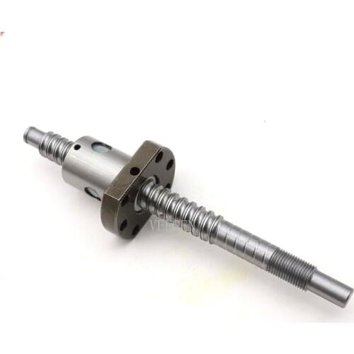 SFU1204 150 200 250 300 350 400 450 500 550 600 rolled ballscrew C7 endmachined with 1204 single ball nut 22mm CNC parts RM1204
