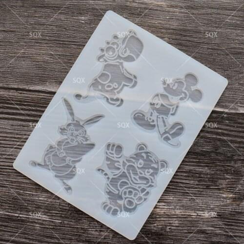 Animals Shape Silicone Ice Cube & Robot Ice Tray Mould Cake Chocolate Mold Cake Bakeware Cake Tools SA07