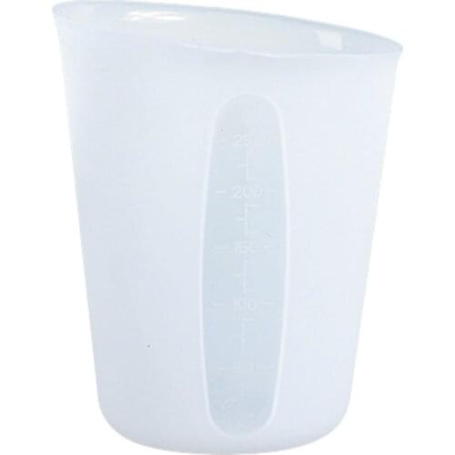Silicone Measuring Cup Mixing Cup With Clear Scale Tool Silicone Handmade DIY Craft Measuring Cup Resin Glue Tools Jewelry Makin