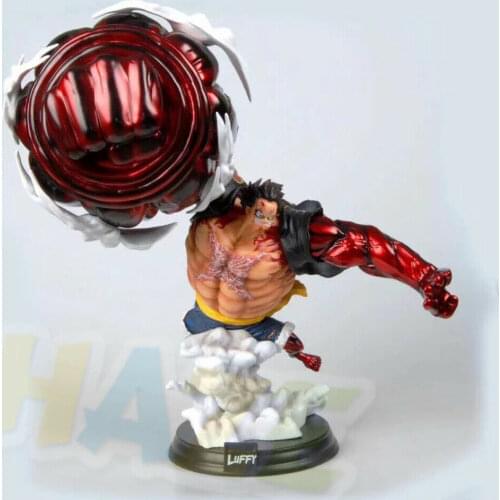 One Piece Monkey D Luffy Statue Painted Gear Fourth Anime PVC Figure Toys Collection One Piece 39CM In Box