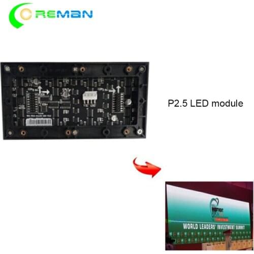 Indoor led module p2.5 160x80mm 64x32 pixel dmx rgb smd p2.5 led panel hub75 matrix LED RGB