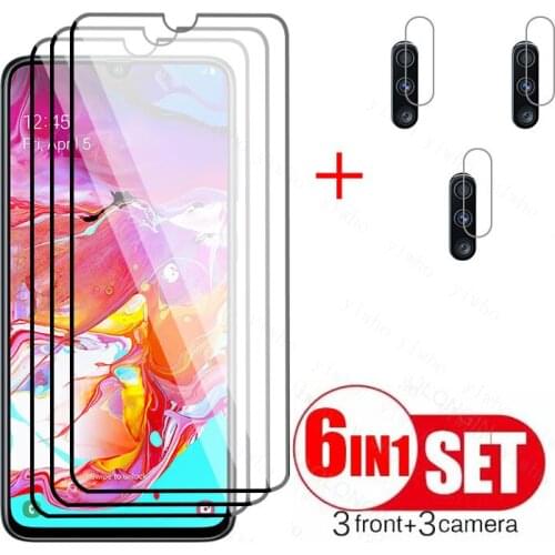 Protector Glass For Samsung Galaxy A70 HD Screen Film Protective Glass For Galaxy A70 A 70 full couver lens Film Tempered glass