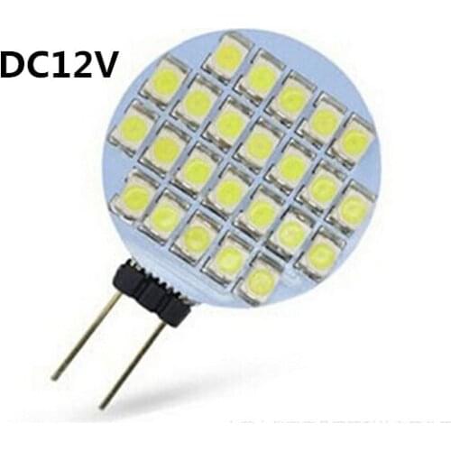 Mirror front light LED G4 12v Disc shaped DC12V G4 Round 12V LED pie shape G4 circle flat plate 12V G4 Double needles ROUND g4
