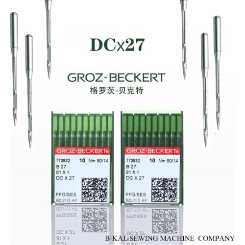 100PCS GROZ BECKERT DCX27 Overlock sewing machine needles Locked stitcher machine needle