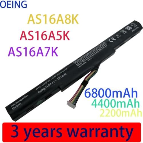 4CELLS AS16A5K AS16A8K Laptop Battery For ACER For Aspire E5-575 E5-553 E5-575T E5-576G E5-475G
