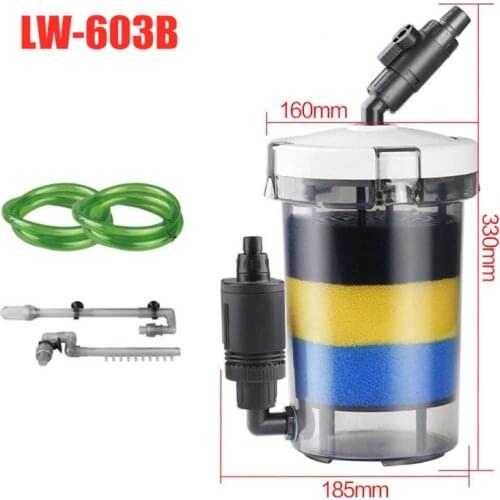 Aquarium Filter Ultra-quiet External Aquarium Filter Bucket HW-602/603 HW-602B/603B LW-602/603 LW-602B/603B Fish Tank Pump