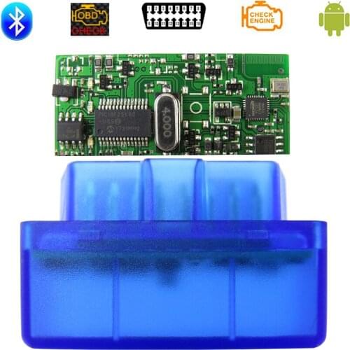 New ELM327 Bluetooth V1.5 OBD2 Car Diagnostic Tool ELM 327 OBD II Scanner Real PIC18F25K80 Chip Work IOS/Android/Windows