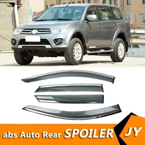 For Mitsubishi Pajero Sport 13-15 Window Visor Vent Shades Sun Rain Deflector Guard For Pajero Sport Auto Accessories 4PCS/SET