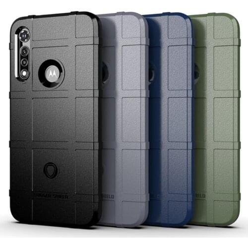 For Motorola Moto G Pro Fast Power Stylus Luxury Grid Pattern Silicone TPU Soft Flexible Shockproof Phone Case Back Cover Shell