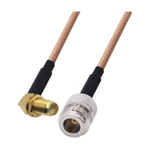 N Female to SMA Female Right Angle Connector Pigtail Jumper RG316 Cable 50 ohm