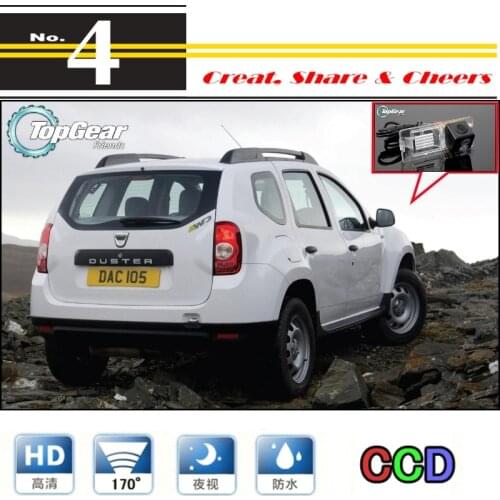 LiisleeCar Camera For Renault Duster High Quality Rear View Back Up Waterproof Camera PAL / NTSC To Tuning | CCD + RCA Connector