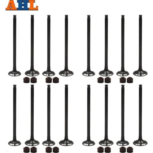 AHL 16pcs Intake & Exhaust Valve Kit With Valve Stem Seals For YAMAHA FZR400RR 3TJ 1990-1994 FZ400 4YR 1997-1998