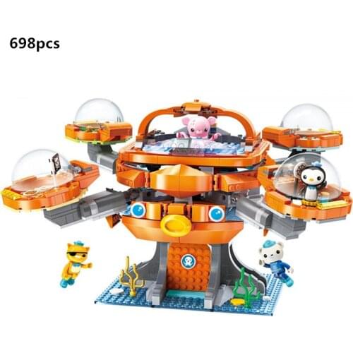 NEW Movie Creator Ideas City Octopus Octopod Octonauts Cartoon Building Blocks Kit Bricks Classic Model Kids Toys Birthday Gifts