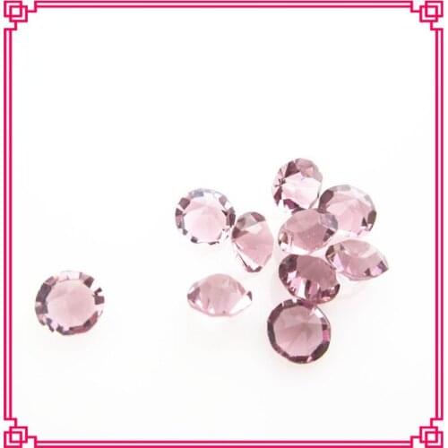 Hot selling 4mm 5mm birthstone June crystal light purple floating charms living glass memory lockets charms