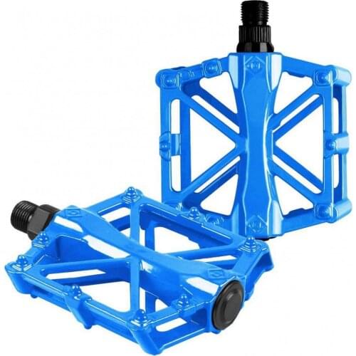 40%HOT 2 pieces of MTB road bike ultra-light bicycle aluminum alloy bearing anti-skid pedal mountain bike anti-skid alloy flat p