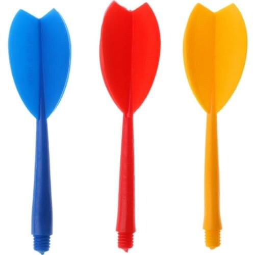 30 pcs ABS Multicolor Professional Darts Thread Plastic Darts Shafts Flights Combo 70mm Small Flights Darts Replacements