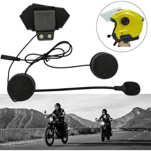 Helmet Earbuds Plastic Helmet Headset Long Endurance Practical Bluetooth-compatible 4.0 Handsfree Earphone Earbuds