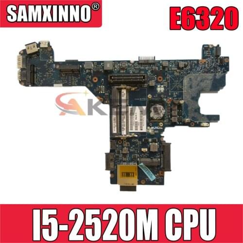 Original Laptop motherboard For DELL Latitude E6320 I5-2520M Mainboard CN-0TXVMX 0TXVMX PAL70 LA-6611P SR04A DDR3