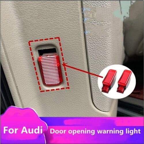 Suitable for Audi a3 a4 a5 a6 q5 originaluniversal door opening warning light foot socket light car door anti-collision light