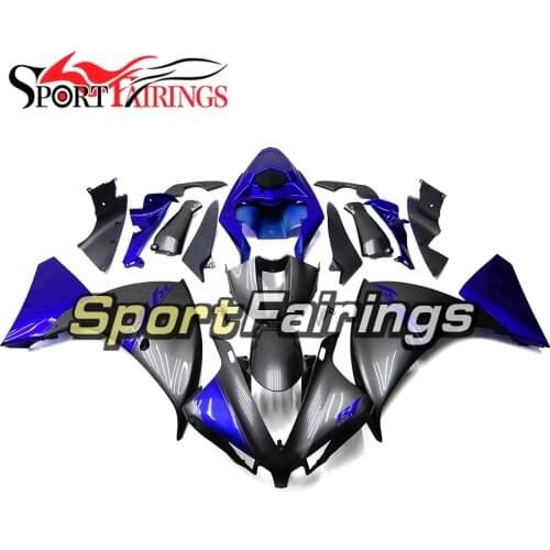 Grey Blue Cowlings For Yamaha YZF R1 12 13 14 YZF-R1 2012 2013 2014 ABS Motorcycle Fairing Kit ABS Bodywork Fairings Covers New