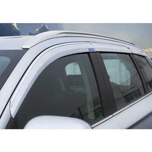 Car paint Car Window Rain Shield Shelters Cover ABS Sun Window Visor For Mitsubishi Outlander 2013-2019 Car styling