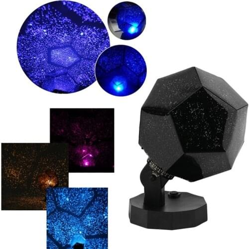 LED Night Light Romantic Celestial Astro Sky Cosmos Star Projector Assembled/Pre-assembled Starry Luminaria Night Light LED Lamp