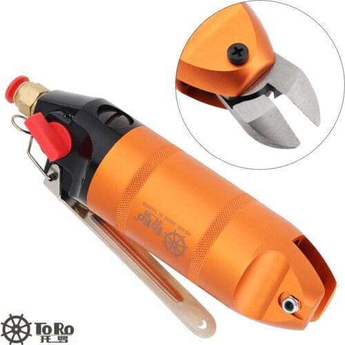 TORO HS-20K Gold Portable Replaceable Blade Pneumatic Air Scissors Nippers with Safety Switch for Cutting / Pressing Operations