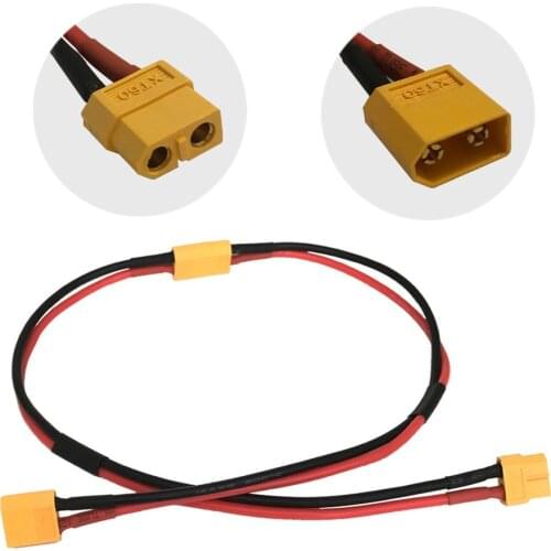 E-bike Battery XT60 Male Female Extend Cable 14AWG 30cm Electric Bicycle Extension Cord Bicycle Modification Accessories Parts