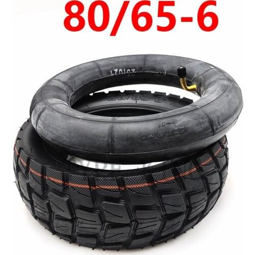 High Quality 80/65-6 Inner Outer Tyre 10 Inch Off-road Tire for Electric Scooter Accessories