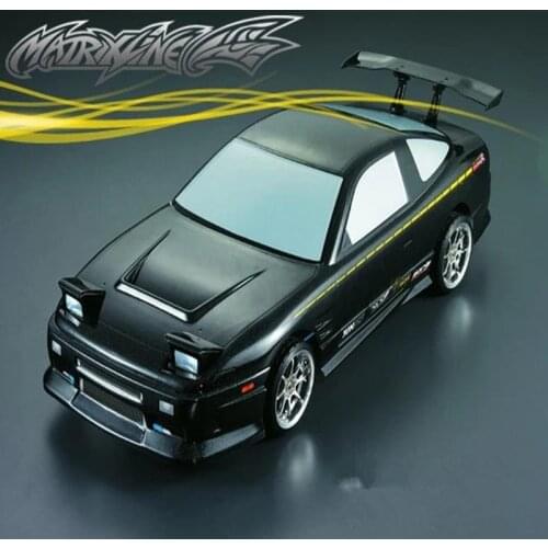 1set 180sx s13 drift RC PC body shell 195 width Transparent clean no painted drift shell body RC hsp hpi trax Tamiya