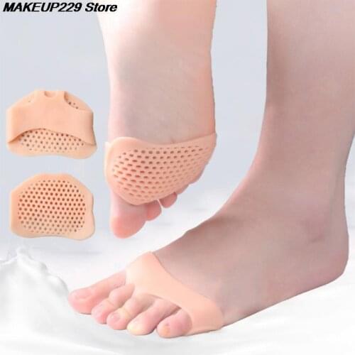 1Pair Gel Toe Separator Bunion Splint Beehive Shaped Forefeet Sleeve Cushions Metatarsal Pads for Feet Pain Relief Foot Care
