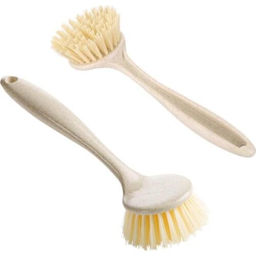 1PC Multifunction Practical Kitchen Utensil Cleaning Brush Long Handle Can Be Hung Pot Wash Brush For Home Cleaning Supplies New