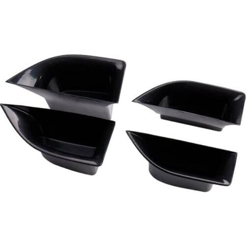 For Vauxhall Insignia / Opel Insignia Second generation 2017 2018 Plastic Inner Front&Rear Door Storage Box Organizer Case 4pcs