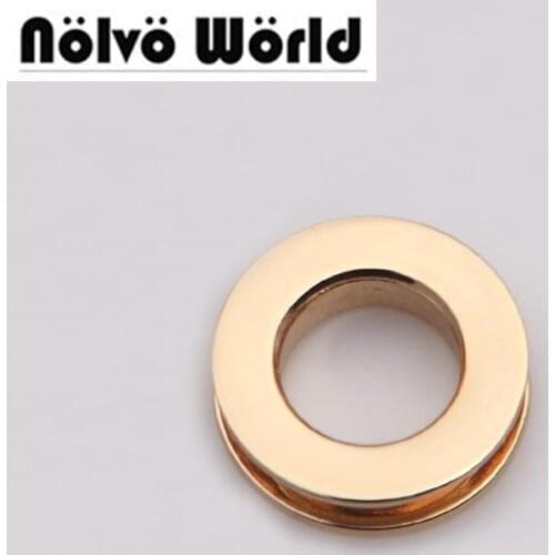 50pcs 4 color inner 1.2cm 1/2 Inch grommet,sewing purse bags accessory pressed round eyelets crafts